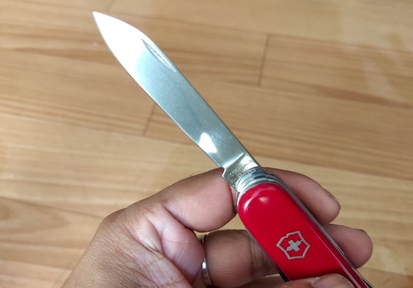 Cleaned Swiss Army Knife