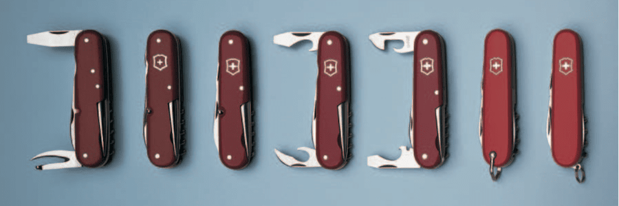 Evolution of Swiss Officer's Knife